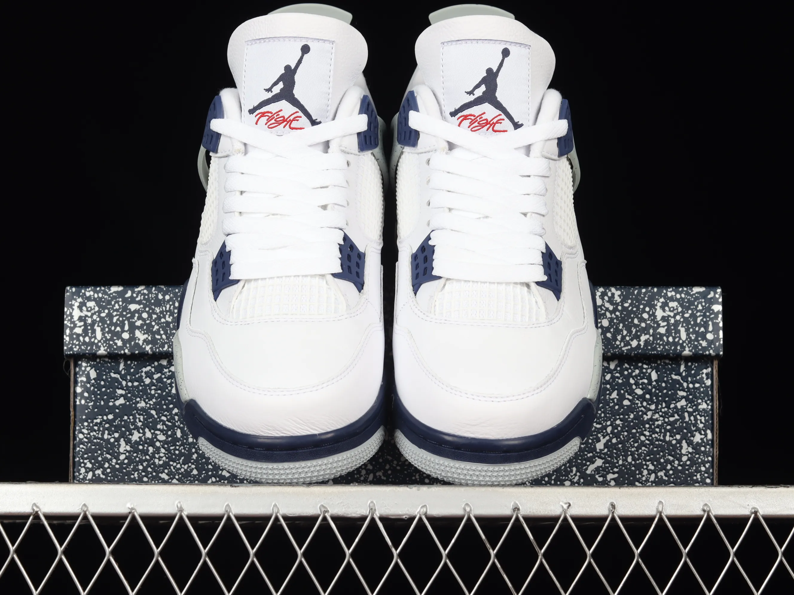 All Categories Air Jordan Jordan Series Basketball Shoes Air Jordan 4 Pure Original Version Air Jordan 4 Retro "Midnight Navy" AJ4 Joe 4 Midnight Blue Men's Cultural Basketball Shoes DH6927-140